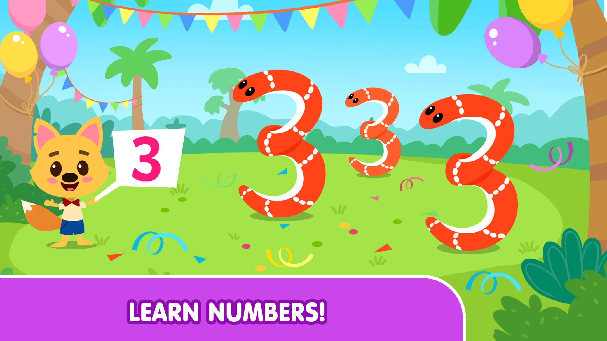 Numbers learning game for kids screenshot