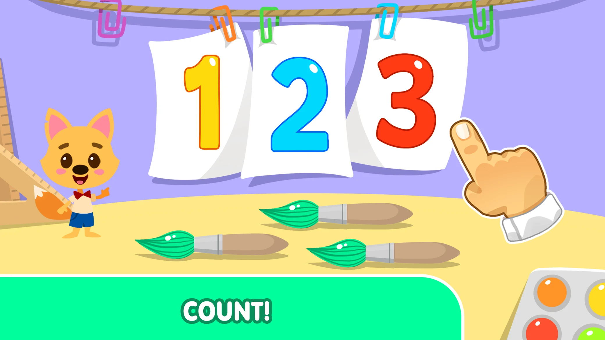Numbers learning game for kids screenshot